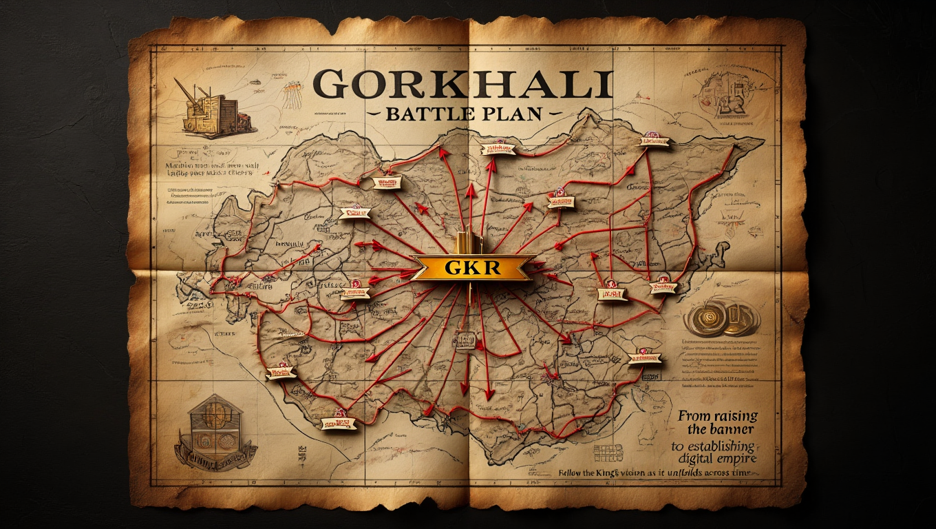 Gorkhali Battle Plan Strategic Map
